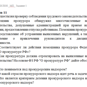 Правоохранительные органы. Задание 1. СибУПК.
