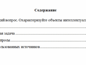 Интеллектуальное право. Вариант 2. НГУЭУ.