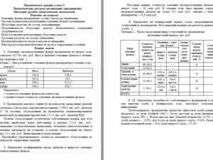 Экономика производственного предприятия. Задание 1. СибУПК.