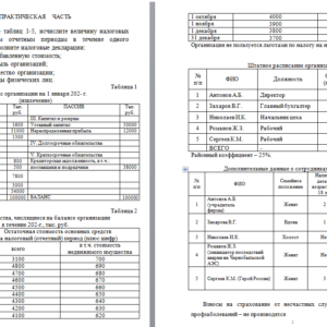 Налоги и налогообложение. Задание к теме 2. СибУПК.