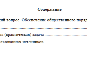 Правовое обеспечение общественного порядка. Вариант 1. НГУЭУ.