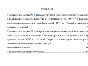 История государства и права России. Вариант 5. НГУЭУ.