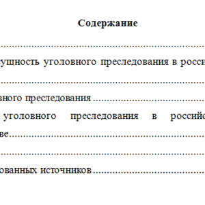 Уголовное преследование: понятие и виды. Контрольная работа по уголовному процессу.